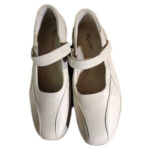 PG Lite Women's Leather Mary Jane Comfort Walking Shoes Taupe Size 9.5 B